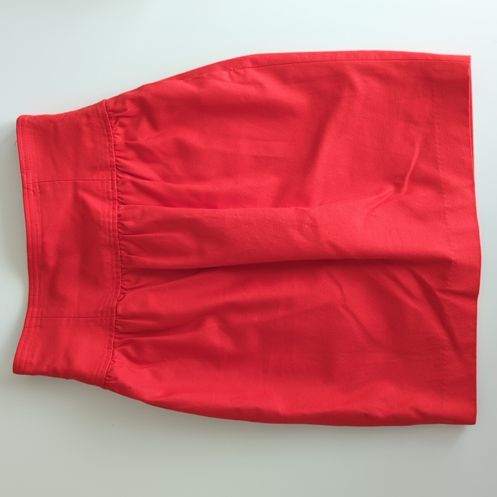 Clathas - High-waisted pencil skirt, Red, Size 0